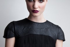 Amanda deLeon - Leather Fringe Dress