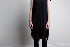 Amanda deLeon - Leather Fringe Dress