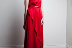 Amanda deLeon - Red Silk Gown