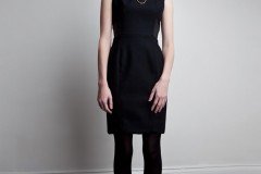 Amanda deLeon - Wool and Leather Dress